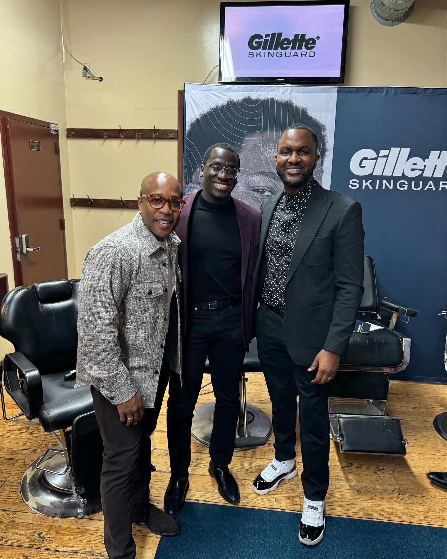 At a community-centered men's health event