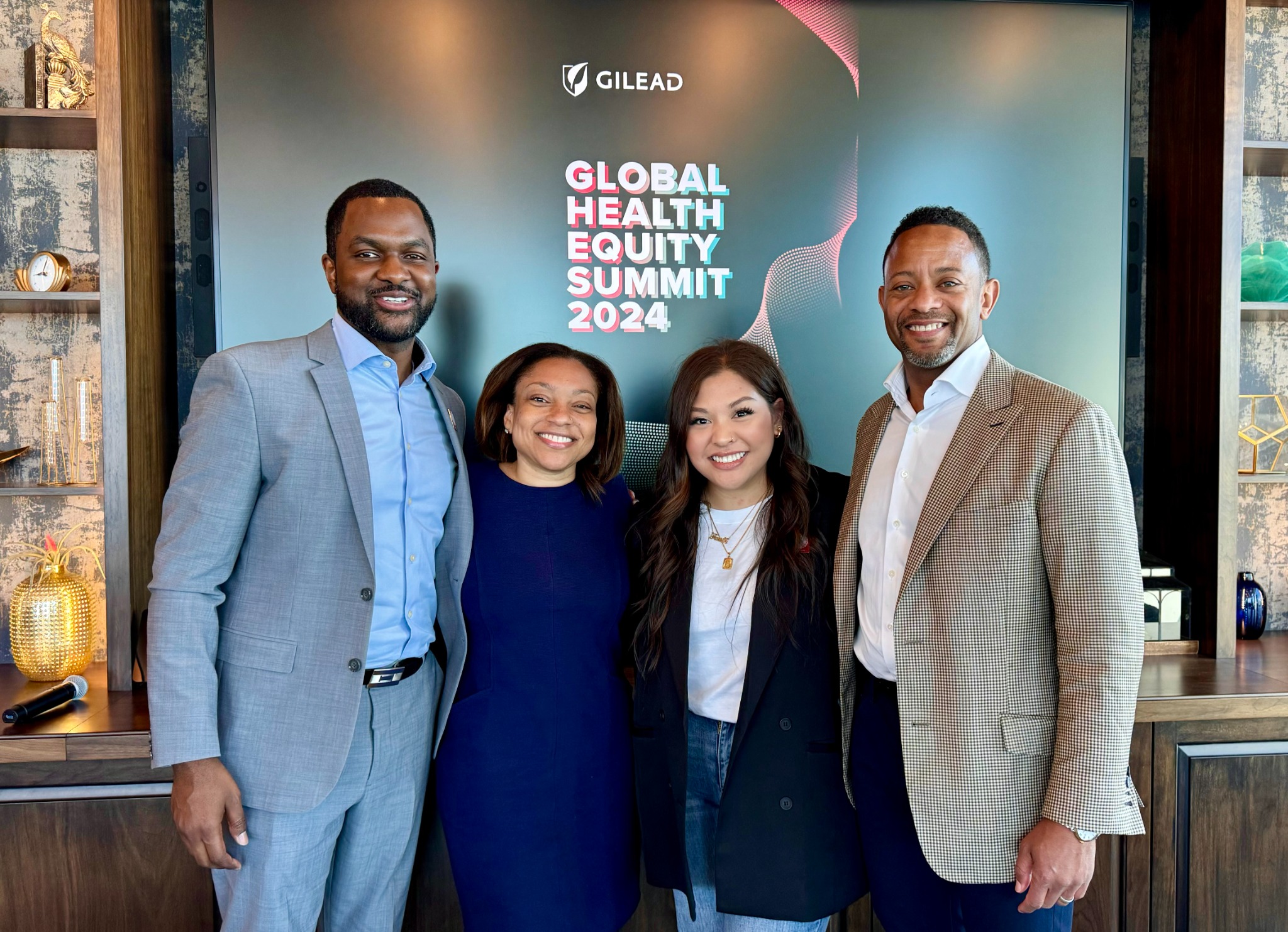 At a global health equity summit